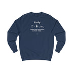 Personalised 'Coffee, Trees, Mountains' Sweatshirt | Custom Name Outdoor Crewneck