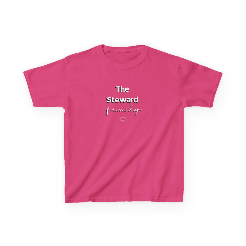 Kids' Personalised Family Name Tee | Matching Family Gift