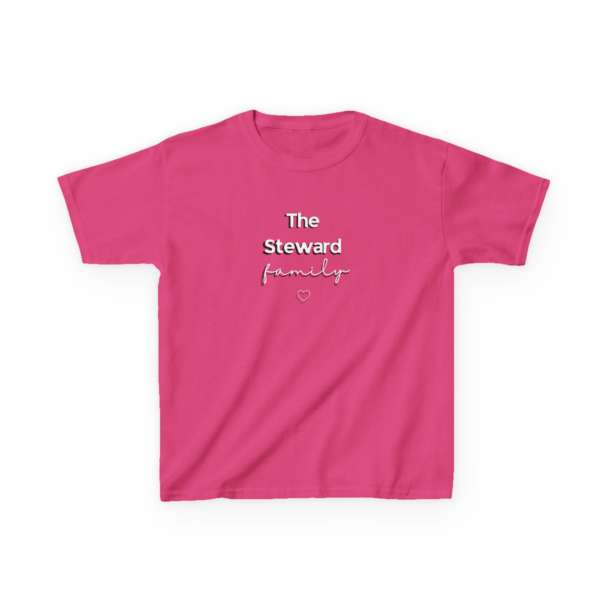 Kids' Personalised Family Name Tee | Matching Family Gift