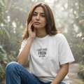White T-shirt: 'I GOT THIS FROM MY KIDS' print
