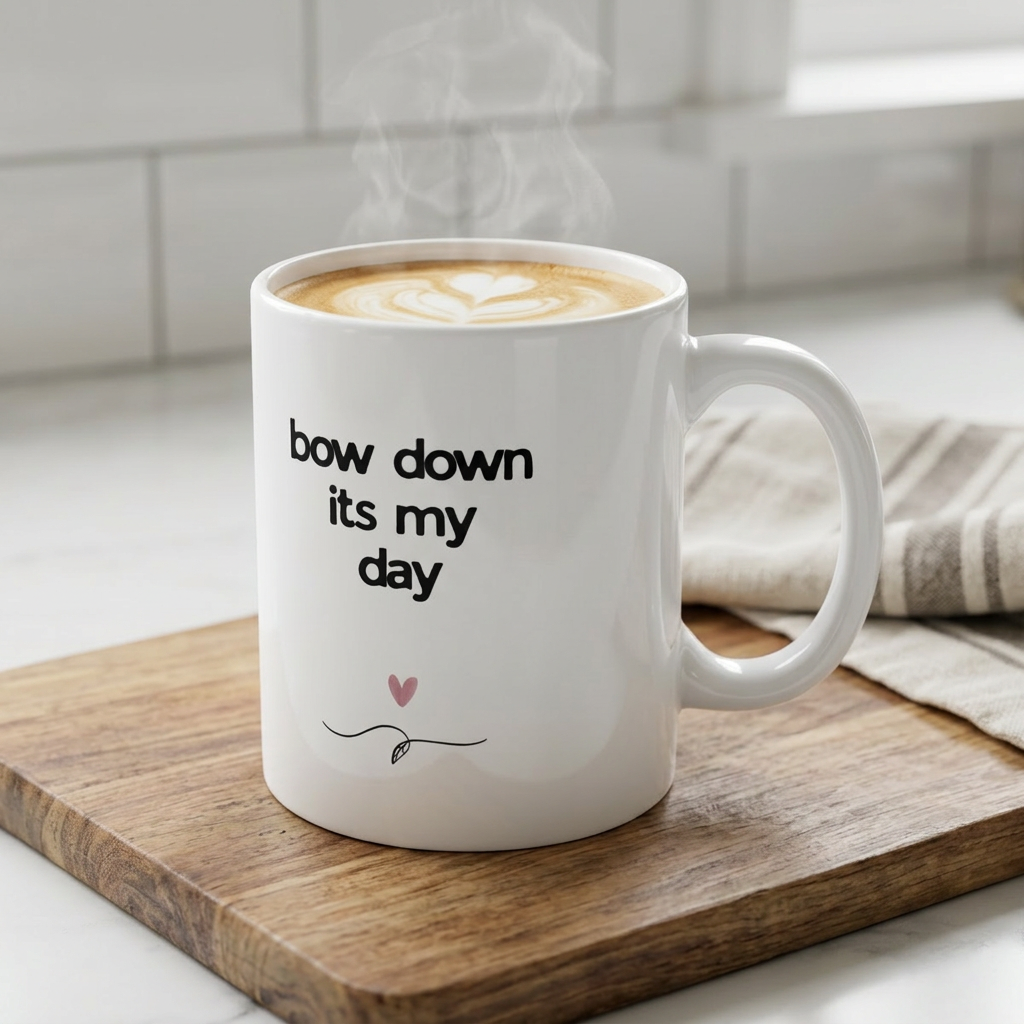 Birthday Queen Mug — 11oz Ceramic Coffee Cup | Birthday Gift for Her