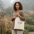 Crazy Cat Lady Tote Bag — Funny Cat Mum Gift | Canvas Shopper UK