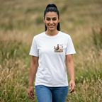 Personalised British Wildlife Pun T-Shirt | Choose Your Design & Name | Nature Gift for Her