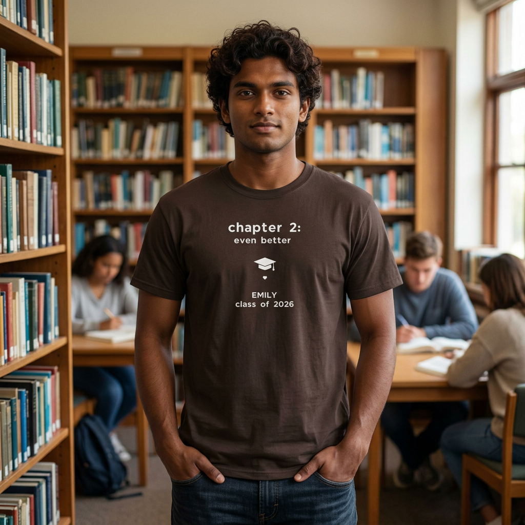 Graduation T-Shirt — "Chapter 2: even better" Personalized Class of 2026