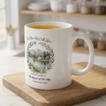 Personalised Lake Scene Mug | The Place We Call Home | Custom Date