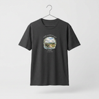Our Happy Place Scenic T‑Shirt — Personalized Town Landscape Tee