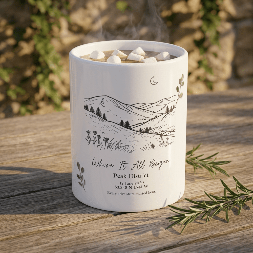 Where It All Began Personalised Location Mug - AlleyCrafters