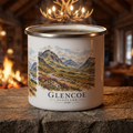 Personalised Glencoe Enamel Camping Mug, 12oz