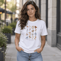 Mushroom T-Shirt – Vintage Botanical Fungi Print - #AlleyCrafters