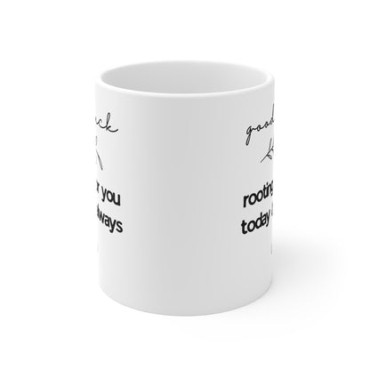 Rooting For You Mug — Good Luck & Encouragement Gift | Inspirational 11oz White Mug