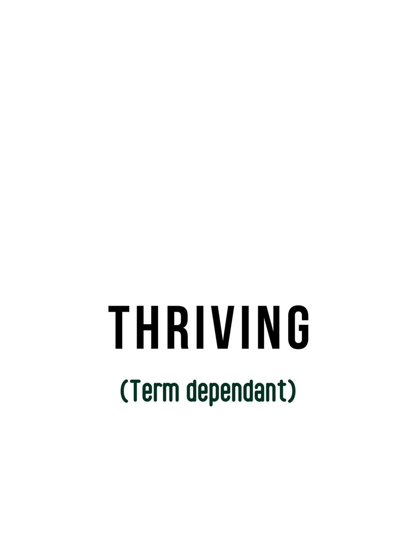 THRIVING (Term Dependant) Mug | Funny Motivational Coffee Cup Gift