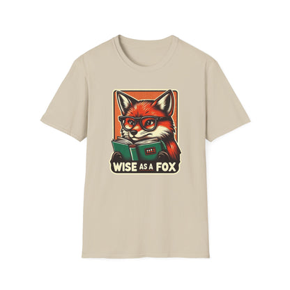Fox Graphic Tee - Wise as a Fox Unisex Softstyle T-Shirt