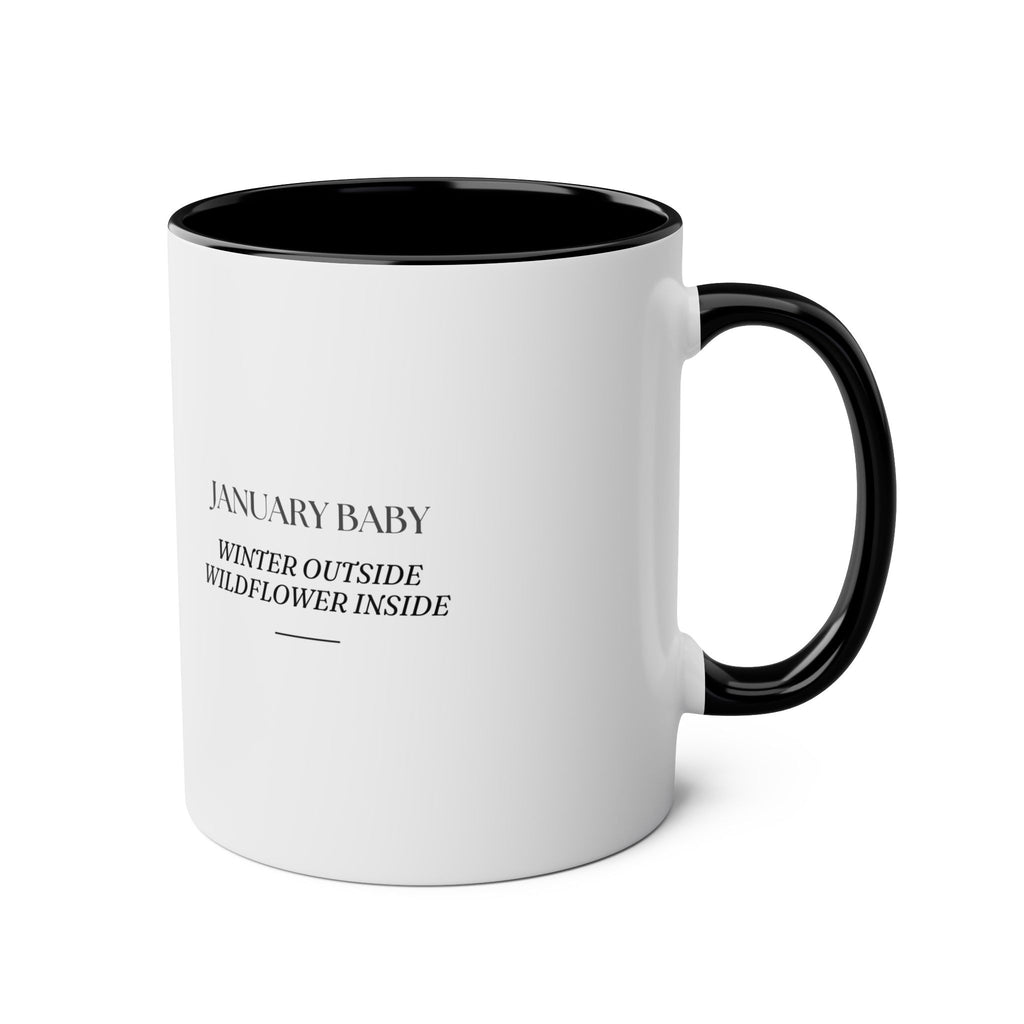 Personalised Birth Flower Mug with Name — Choose Your Birth Month - AlleyCrafters