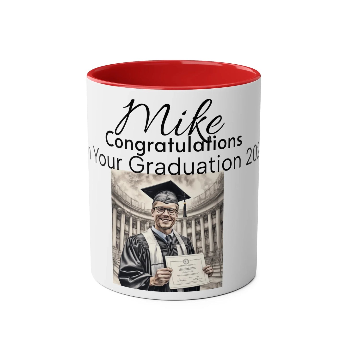 Personalised Graduation Coffee/Tea Mugs, 11oz - Alley Crafters