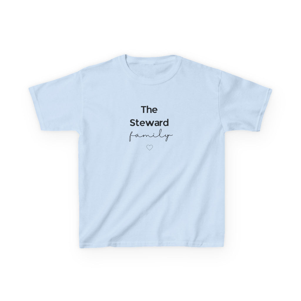 Kids' Personalised Family Name Tee | Matching Family Gift