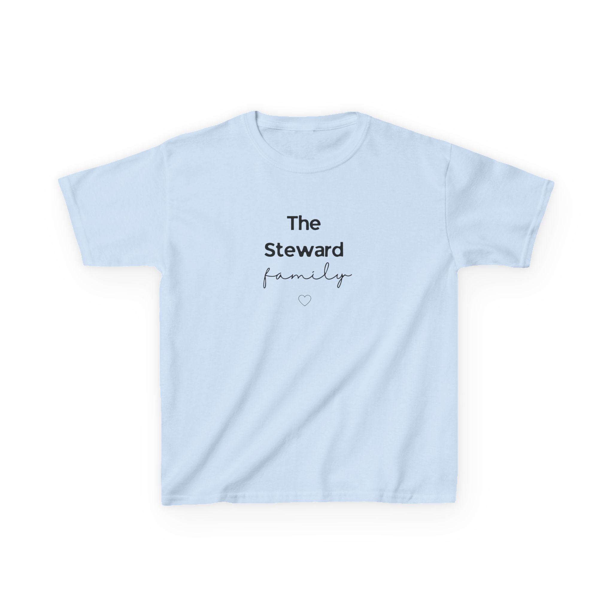 Kids' Personalised Family Name Tee | Matching Family Gift