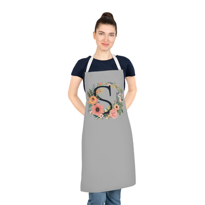 Monogram Floral Apron