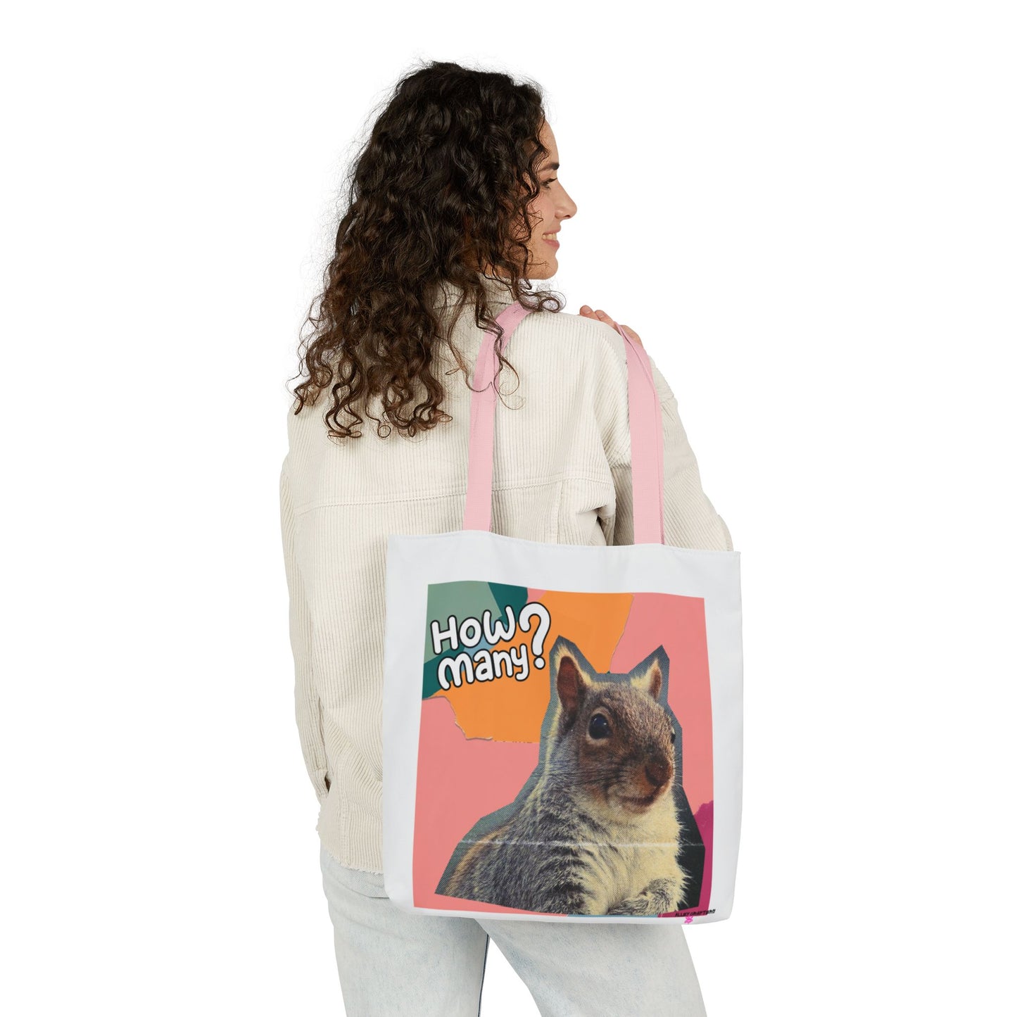 Funny Squirrel Canvas Tote Bag
