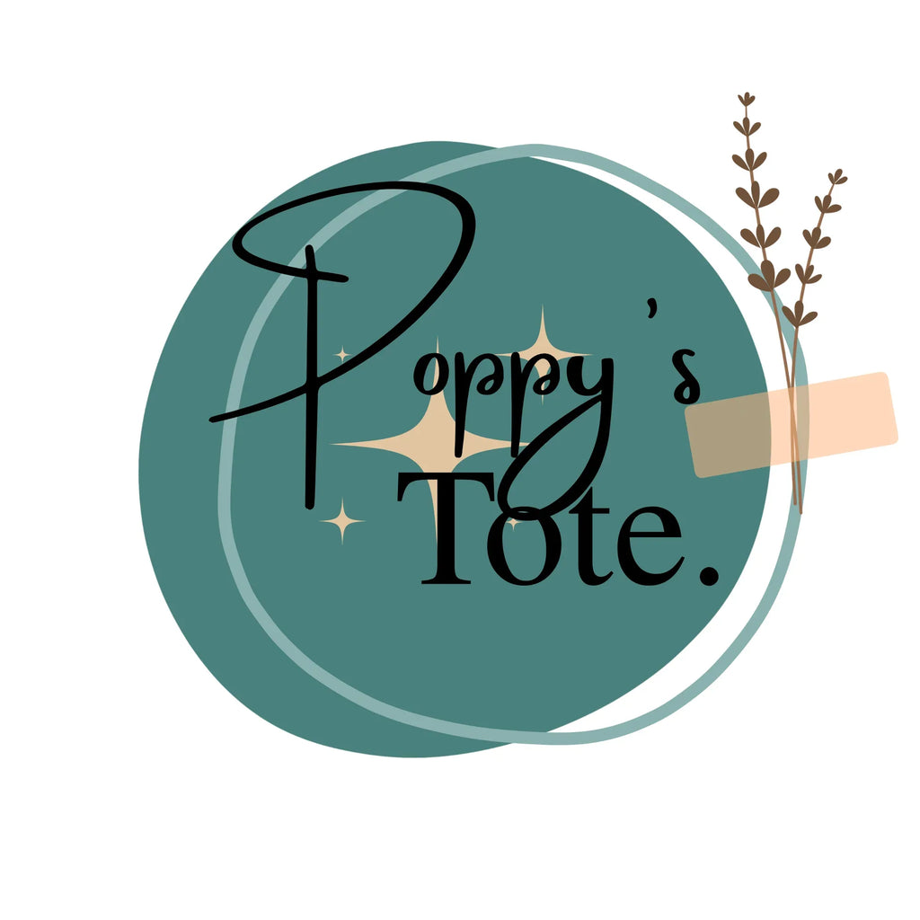 Cream cotton tote bag with circular botanical logo and 'Tote.' text print