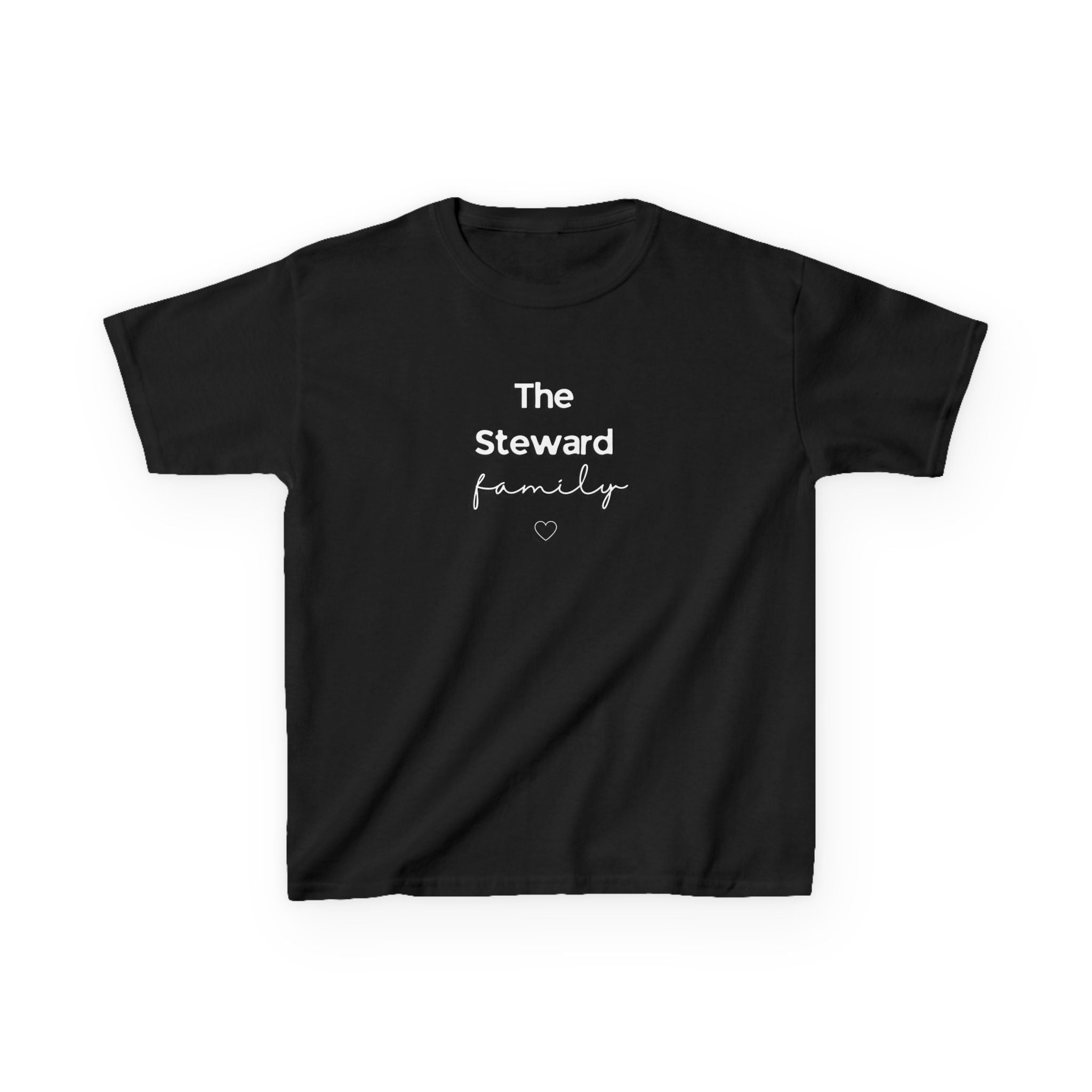 Kids' Personalised Family Name Tee | Matching Family Gift