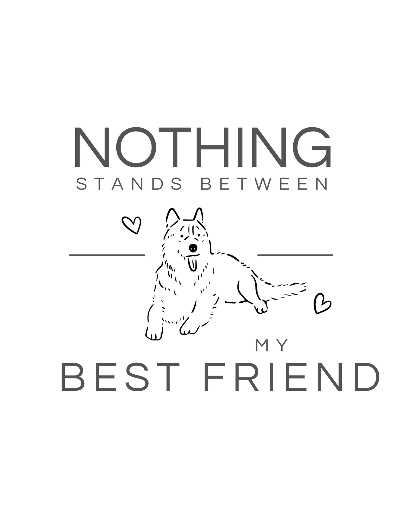 Nothing Stands Between Us - Personalised T-Shirt | Multiple Designs