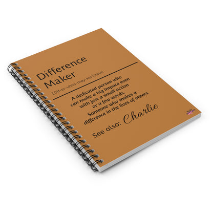 Difference Maker, Lined Note Pad