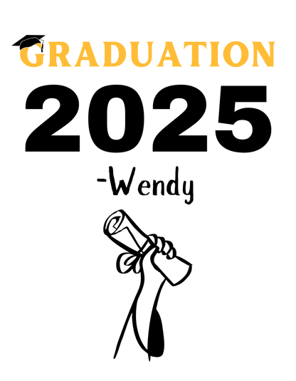 Graduation 2025 T-Shirt | Personalised Name Cap & Gown Grad Tee Gift