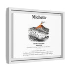 Personalised Matte Canvas Print — Funny Name Definition Framed Wall Art - AlleyCrafters