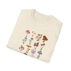 Mushroom T-Shirt – Vintage Botanical Fungi Print - #AlleyCrafters