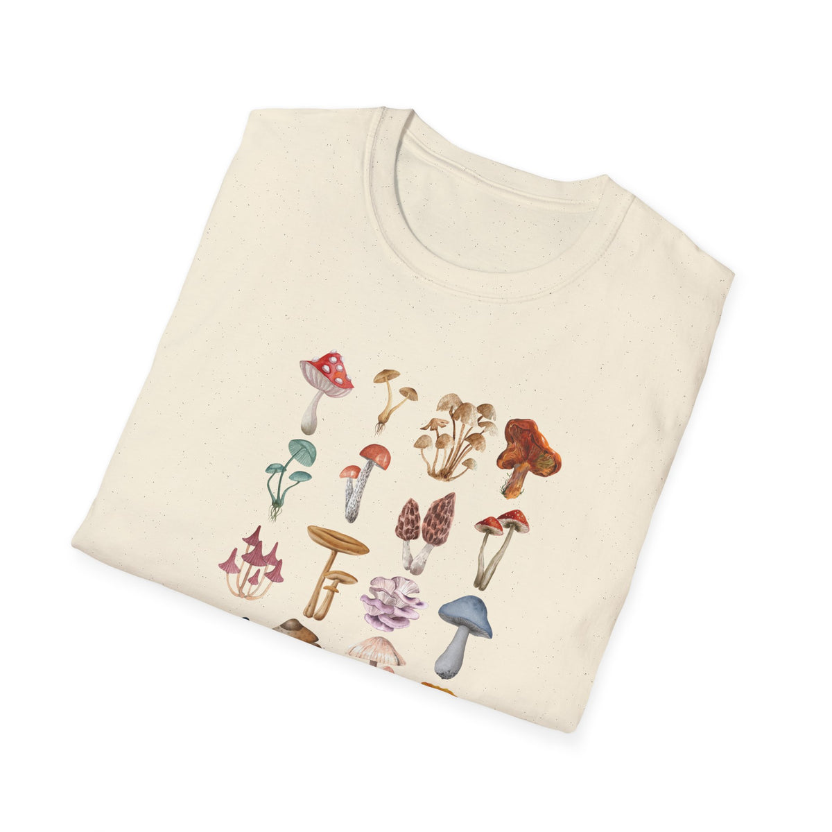 Mushroom T-Shirt – Vintage Botanical Fungi Print - #AlleyCrafters
