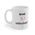 Personalised Level Unlocked Birthday Mug – Any Age | Ceramic Gift