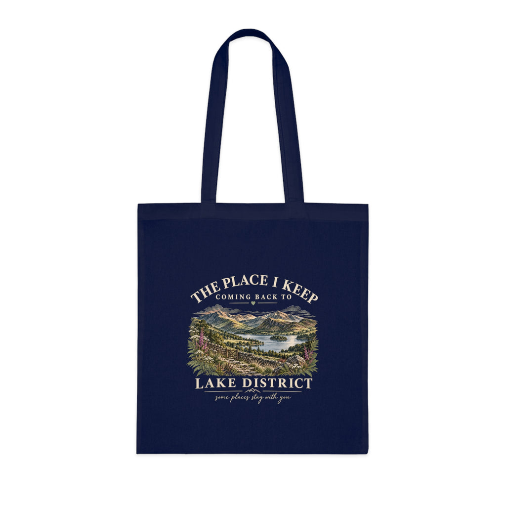 The Place I Keep Coming Back To Lake District Scenic Cotton Tote - #AlleyCrafters