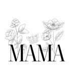 Personalised Floral Mug | Custom Name & Year Ceramic Coffee Cup | Mama, Nana, Grandma Gift - AlleyCrafters