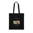 Personalised Village Scene Cotton Tote — 'Sunday Walks, Slow Mornings' Custom Tote Bag