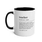 Teacher Definition Mug – Two-Tone Thank You Teacher Gift - #AlleyCrafters