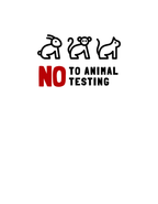 No to Animal Testing Sweatshirt | Cruelty-Free Statement Jumper - AlleyCrafters
