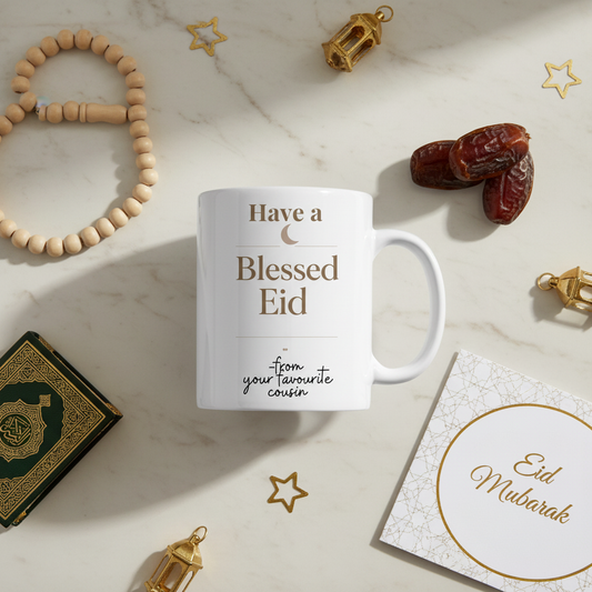 3. Flatlay with Eid Elements