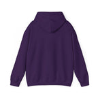 Purple child hoodie with pullover hood and kangaroo pocket