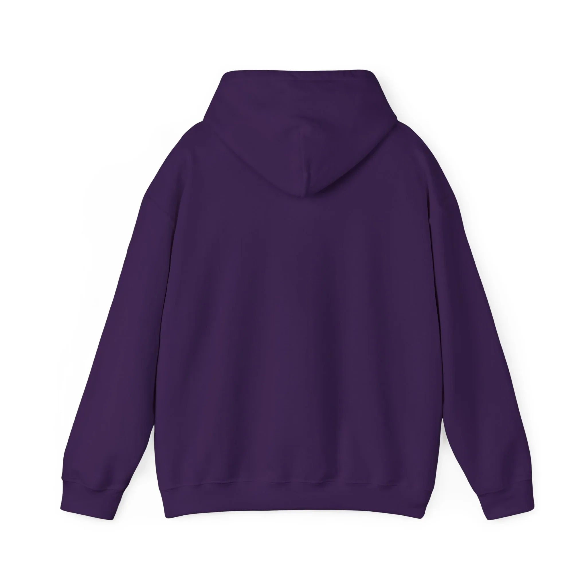 Purple child hoodie with pullover hood and kangaroo pocket