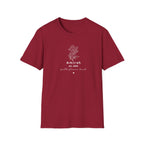 Personalized Floral Name T-Shirt — “Amirah est. 1994” Minimal Botanical Tee