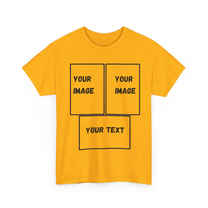 Custom Unisex Heavy Cotton Tee with Text