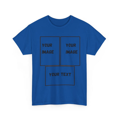 Custom Unisex Heavy Cotton Tee with Text