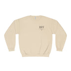 Light beige personalised sweatshirt with 'BFF' Est.2023 front print