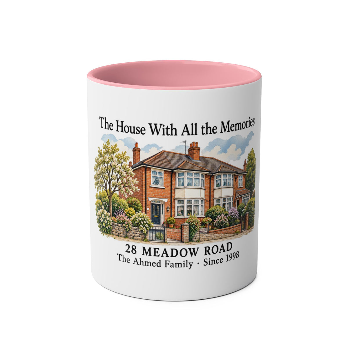 Personalised Family Home Mug – The House With All the Memories - #AlleyCrafters