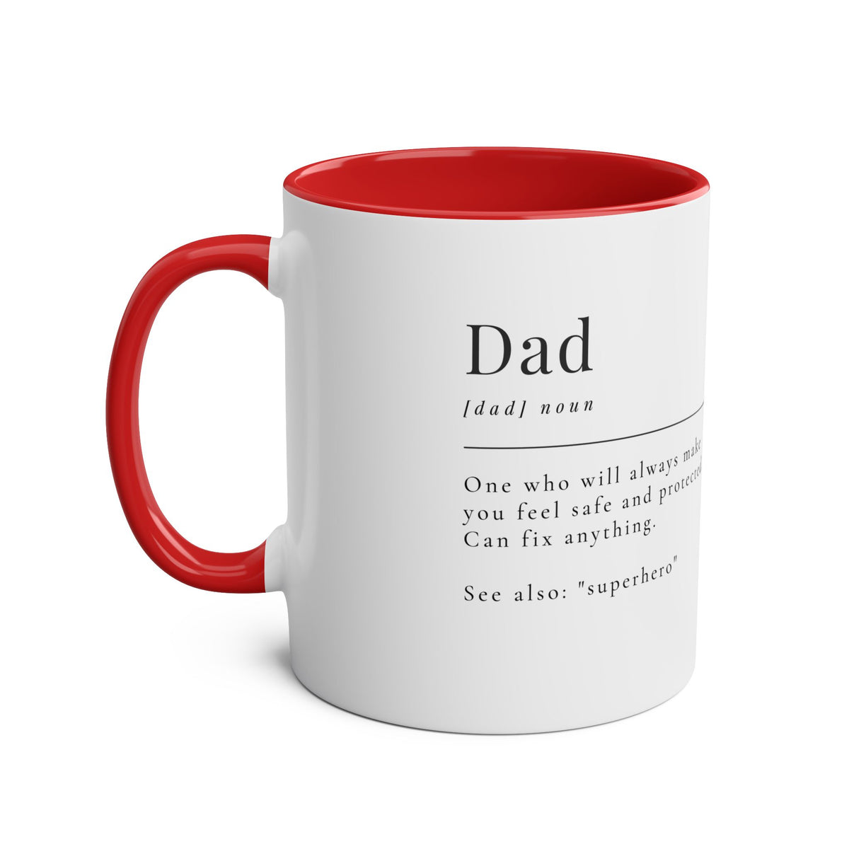 Personalised Dad Photo Mug – Dad Definition Gift - #AlleyCrafters