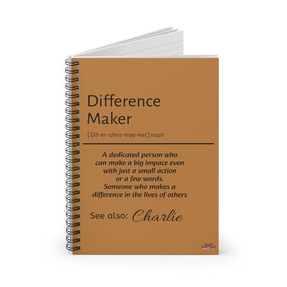 Difference Maker, Lined Note Pad