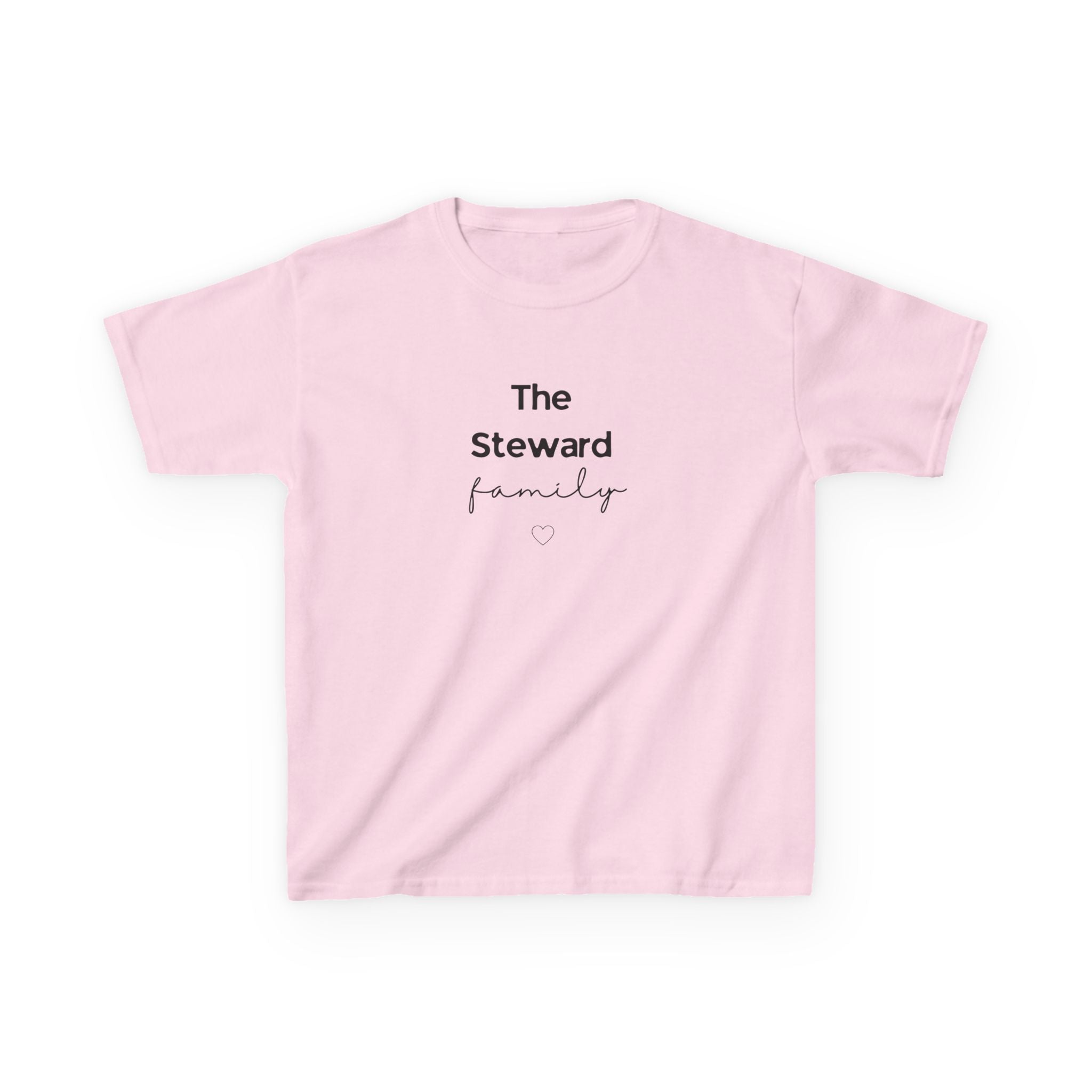 Kids' Personalised Family Name Tee | Matching Family Gift