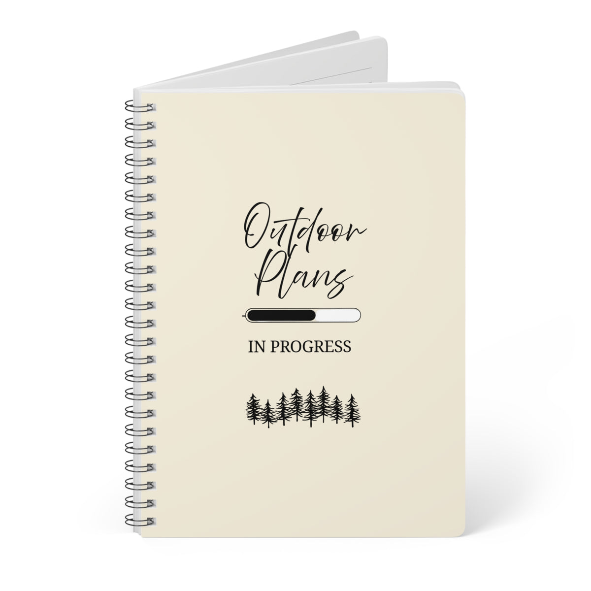 Outdoor Plans A5 Notebook – In Progress - #AlleyCrafters