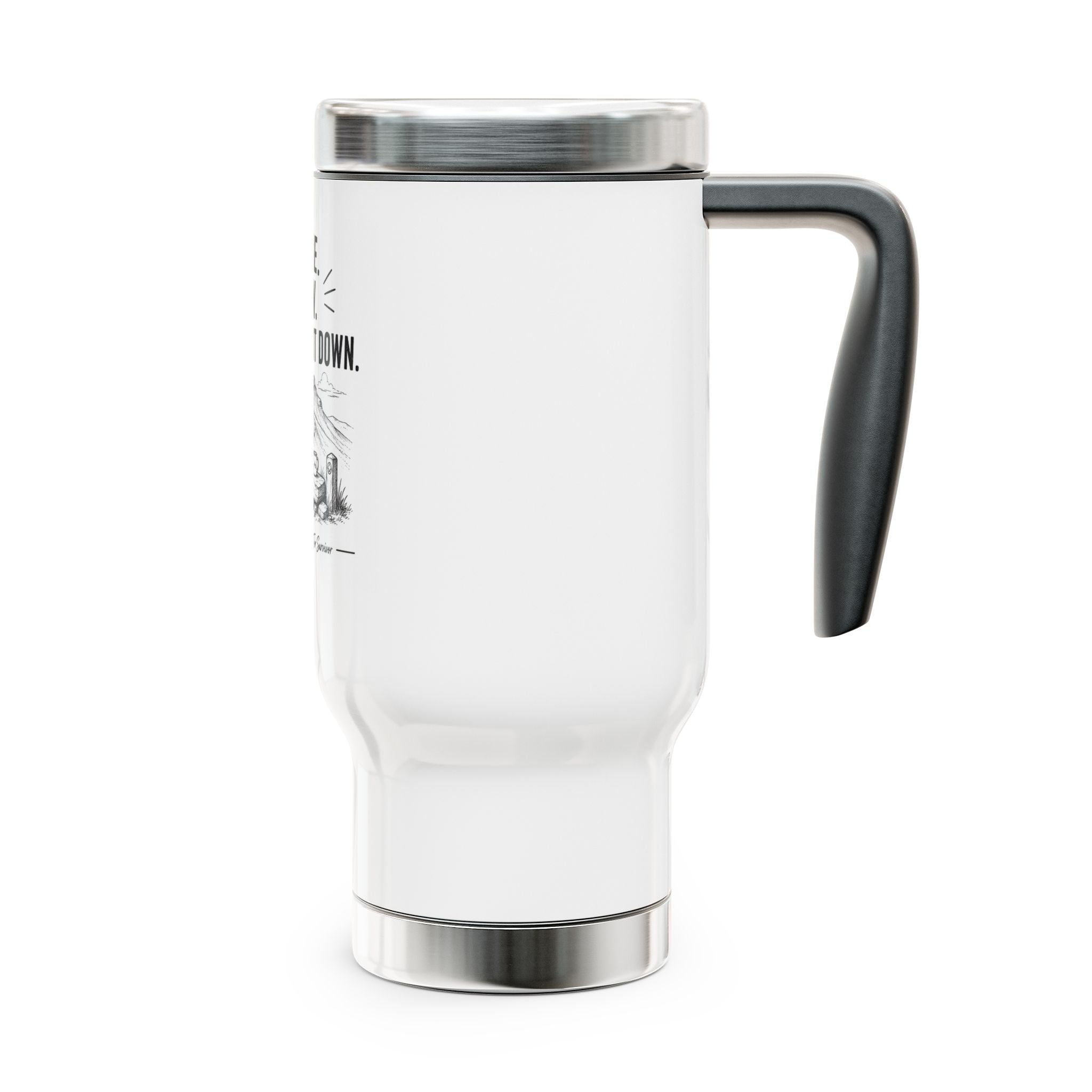Travel Mug - I Came. I Saw. I Needed a Sit Down. | Camping Stainless Steel 14oz Tumbler