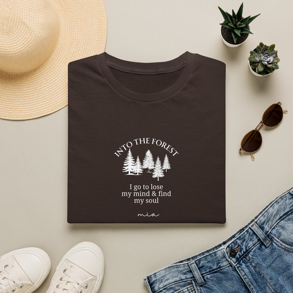 Personalised Into The Forest T-Shirt | Nature Lover Gift | Eco-Friendly Tee